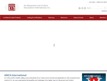 Tablet Screenshot of amca.org