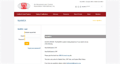 Desktop Screenshot of my.amca.org